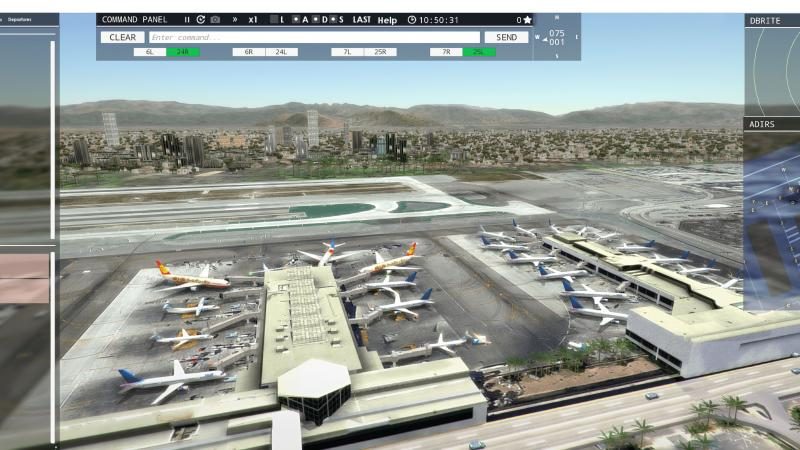 航空管制シミュレーション Tower!3D Pro のゲーム画面