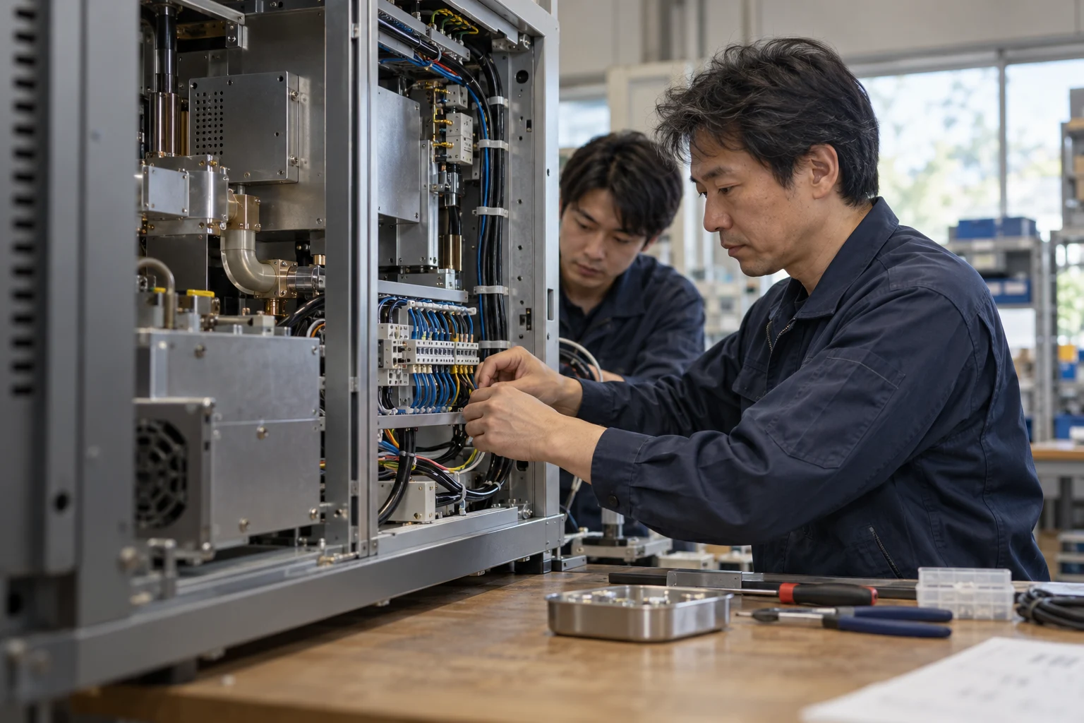 産業用装置の配線・組立業務を表したイメージ画像