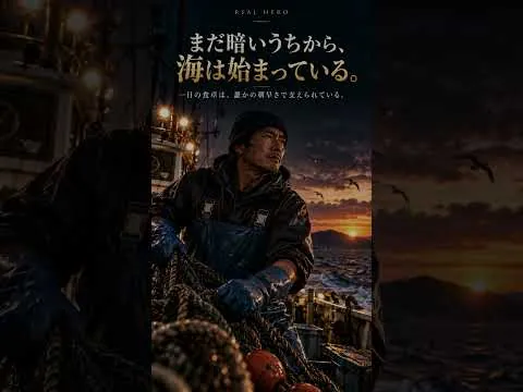 漁師のショート動画サムネイル
