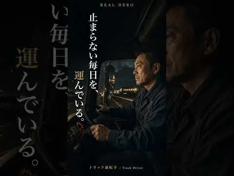 トラック運転手のショート動画サムネイル
